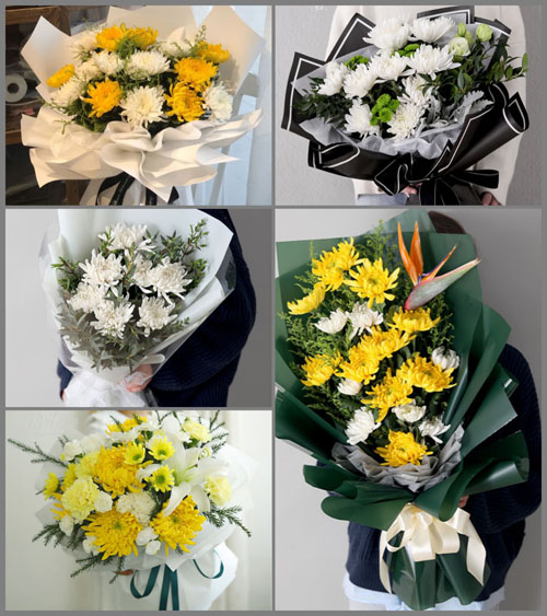 河北沧州任丘市青塔乡白事花束代送
